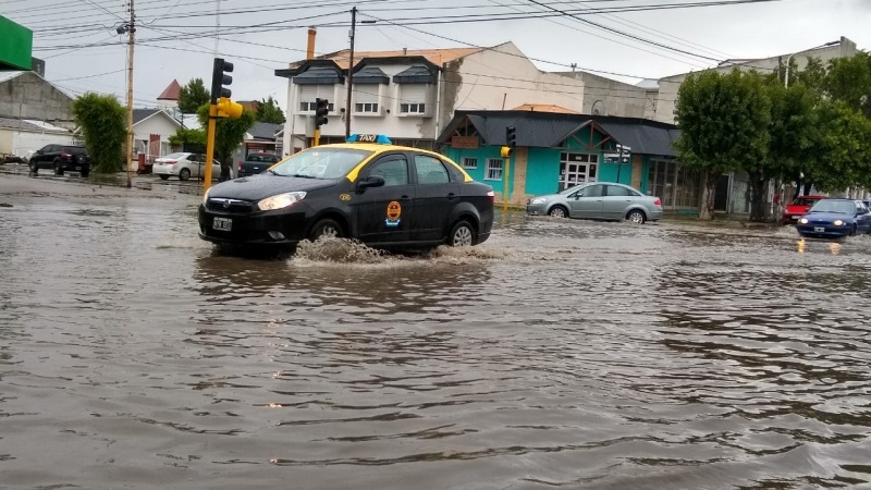 Calles inundadas. (C.G)