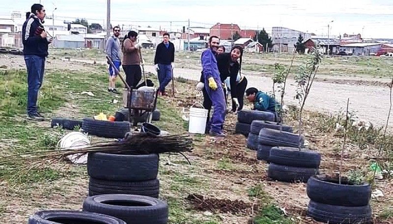 Una de las campañas realizadas por Quiero Un Río Gallegos Limpio