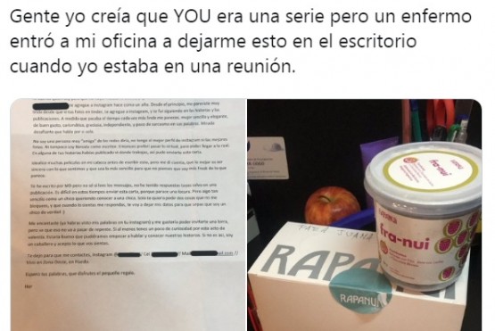 Imágenes que compartió la joven (Twitter)