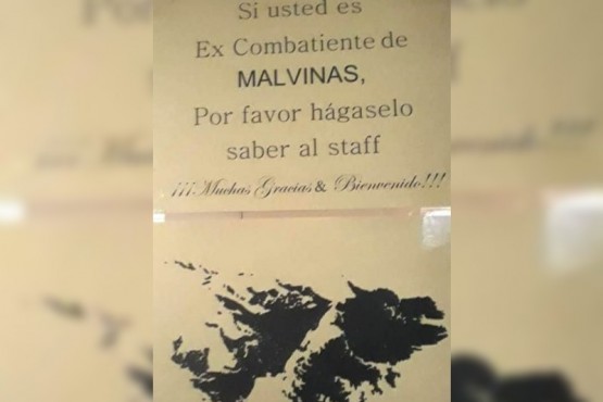 Cartel del restaurante. 