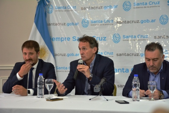 Leandro Zuliani, Gabriel Katopodis y Leonardo Álvarez (Foto: C.Robledo)..