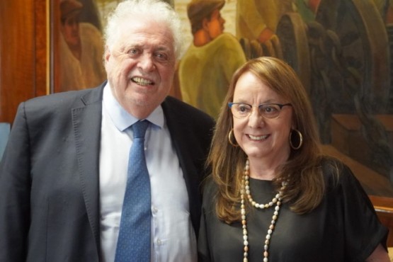 Alicia Kirchner junto al Ministro Ginés González García. 