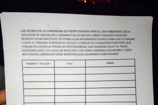 Los vecinos juntan firmas para presentar al TSJ para remover al magistrado. 