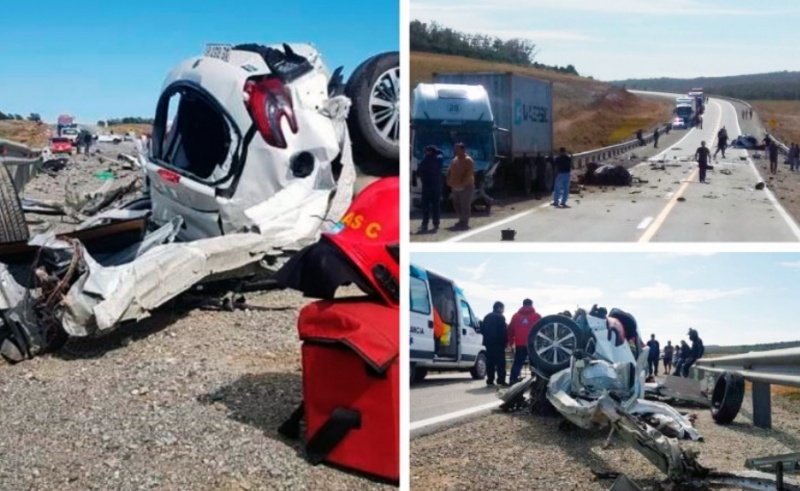 El auto quedó desintegrado. 