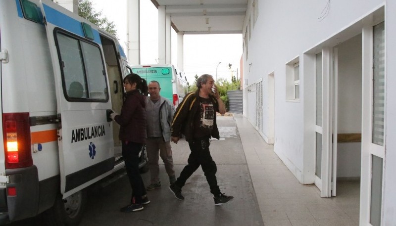 El hombre quedó internado en observaciones por la fractura. (Foto: C.G.)