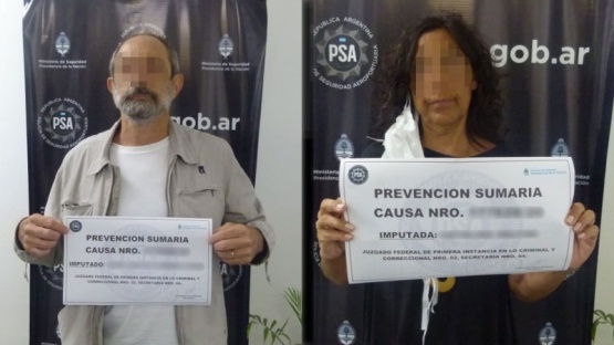 Detenidos por la PSA. 