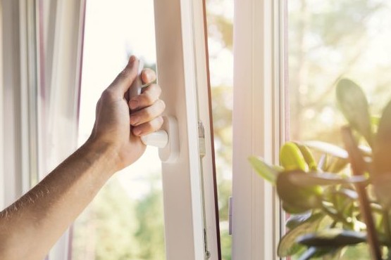 Lindo para ventilar la casa. 