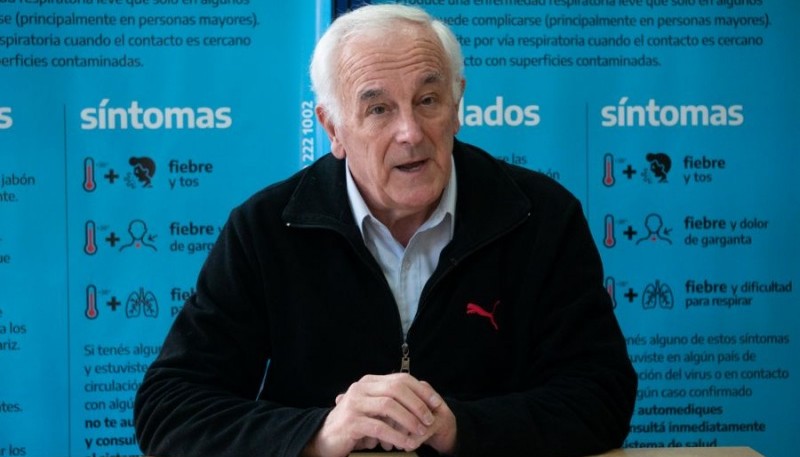 El ministro de Salud y Ambiente Juan Carlos Nadalich. 