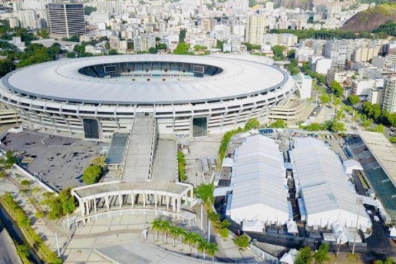 Inauguraron un hospital de campaña en el mítico estadio Maracaná