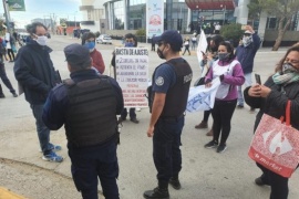 Manifestación de docentes por falta de pago de salarios