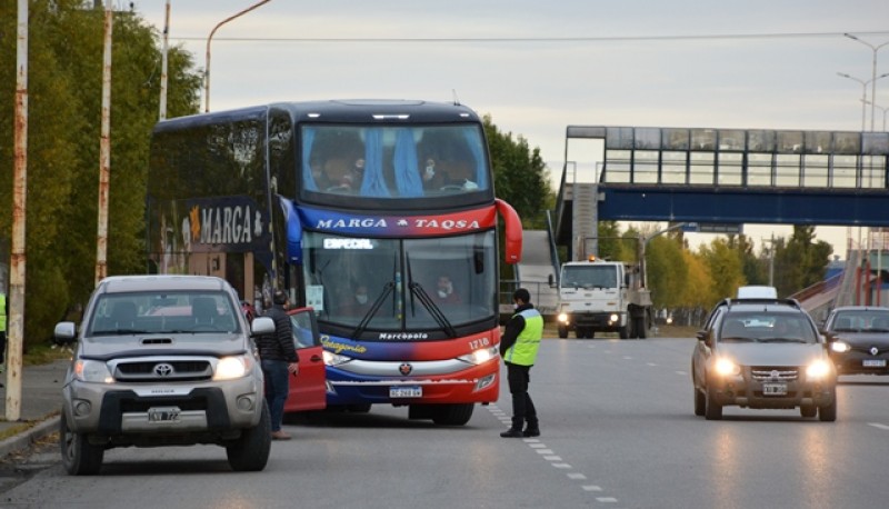 Hoy llegaron un contingente a Río Gallegos (Foto C.R.)