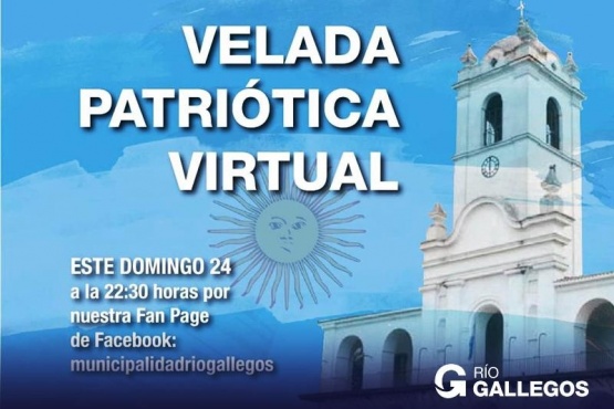 Un 25 de Mayo con velada patriótica virtual