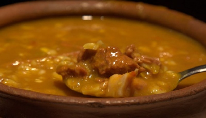 Locro tradicional del 25 de mayo. 