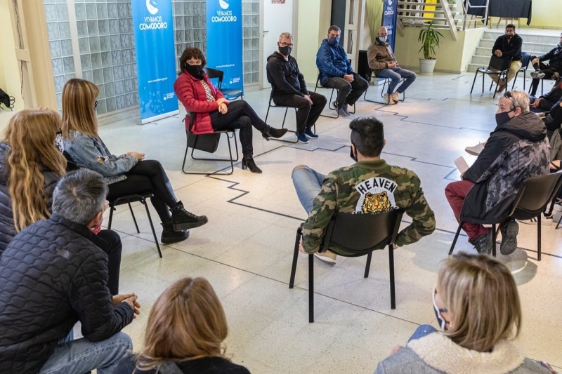 Reunión en Comodoro Rivadavia. 