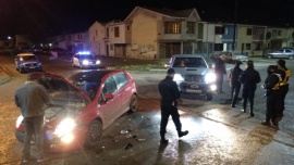 Choque con fuertes daños materiales en Río Gallegos