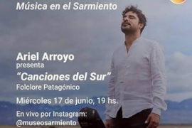 Ariel Arroyo presenta esta tarde “Canciones del Sur”