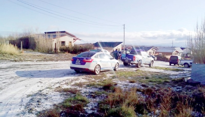 Vivienda allanada en la localidad de El Calafate.