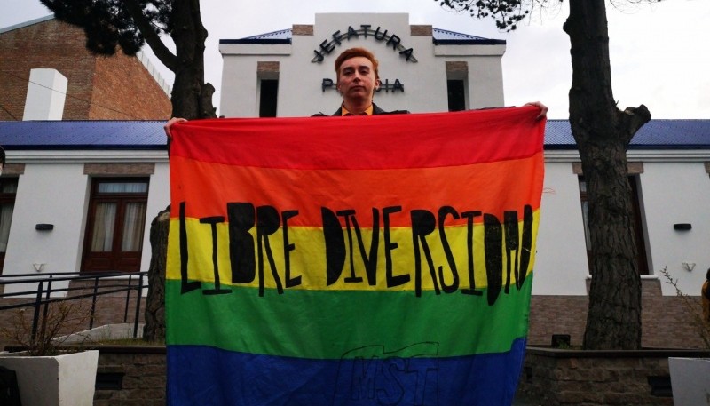 Javier Astorga, de la comunidad LGBTQ en Río Gallegos.