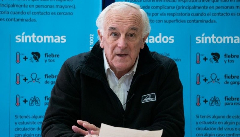 Juan Carlos Nadalich, ministro de Salud de la provincia. 