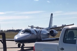 Llegó a Río Gallegos un nuevo vuelo sanitario con radiofármacos