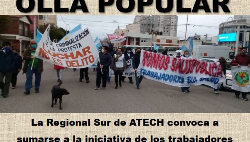 ATECH llevará a cabo una olla popular contra el ajuste 