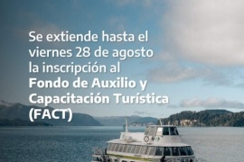 El Gobierno extendió el plazo de inscripción para el Fondo de Auxilio y Capacitación Turística