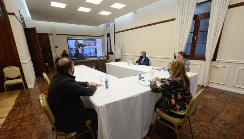 Alicia participó de la inauguración de la delegación del Ministerio de Trabajo en Caleta Olivia