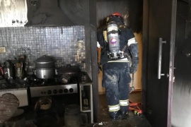 Incendio en un departamento con pérdidas totales