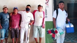 Trabajó como albañil, se graduó de enfermero y no se olvidó de los compañeros