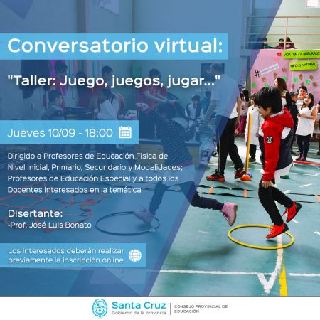 Invitan a participar del “Conversatorio sobre Educación Física”