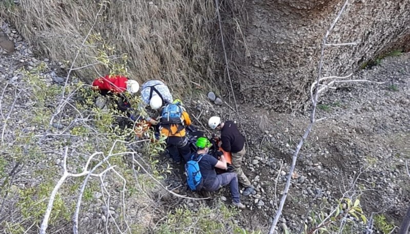 Rescatistas encontraron el cuerpo. 