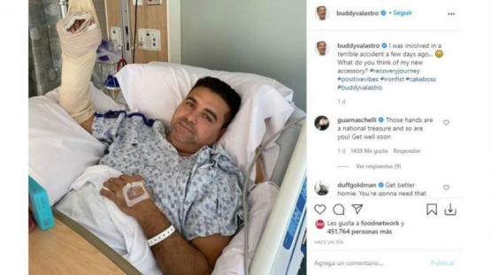 Buddy Valastro de Cake Boss sufrió un grave accidente