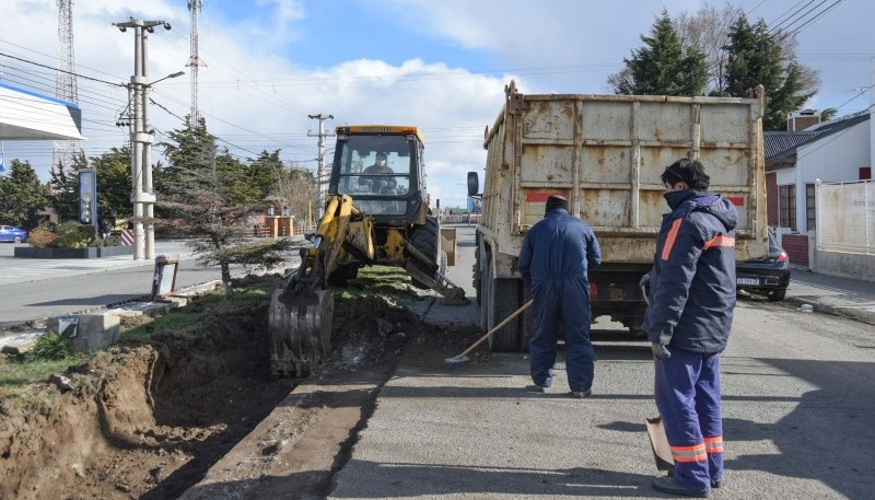 Municipio continúa con las obras de ensanche de la Avenida San Martín