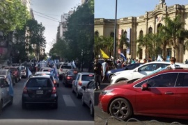 Manifestación contra el Gobierno Nacional