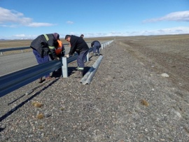 Realizan mantenimiento de la Ruta Nacional 40