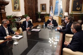 El presidente Alberto Fernández recibió a representantes de la empresa Newsan