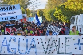 No a la Mina convoca a un "chubutaguazo"