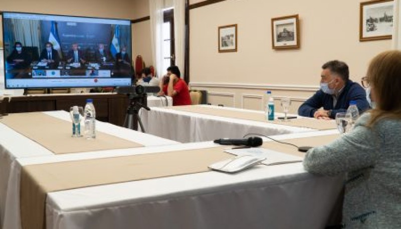 Santa Cruz| Alicia Kirchner participó de una videoconferencia con el Presidente