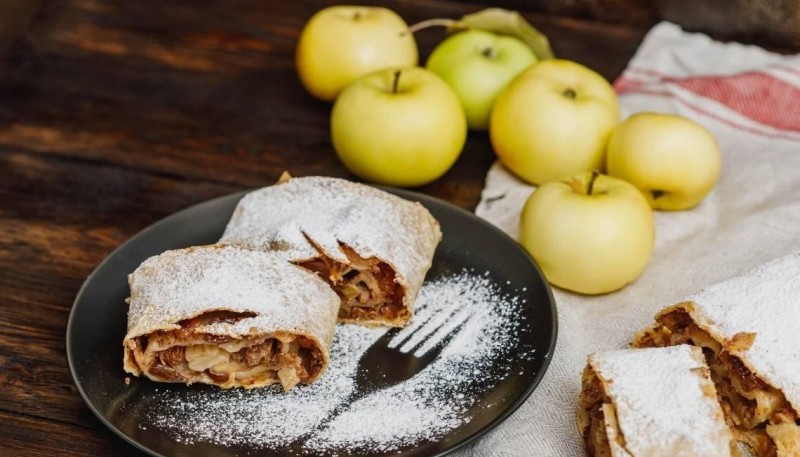 Cómo hacer strudel de manzana 