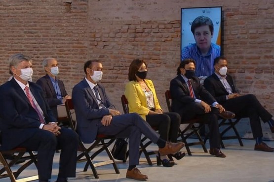 El vicegobernador Eugenio Quiroga estuvo presente en el acto.