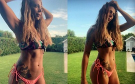 Ximena Capristo mostró un tatuaje íntimo en su cadera