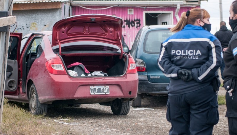 El rodado fue secuestrado por el personal policial. (Foto: L.F.)