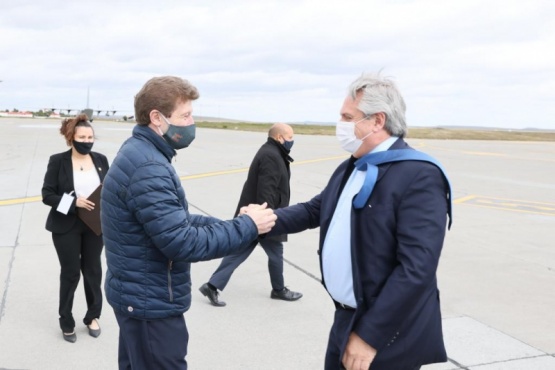 Alberto Fernández arribó a Tierra del Fuego para poner en marcha el proyecto de Capitales Alternas