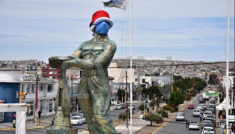 Gorosito navideño y en pandemia. 