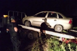 Joven alcoholizado volcó en el ingreso a Esquel