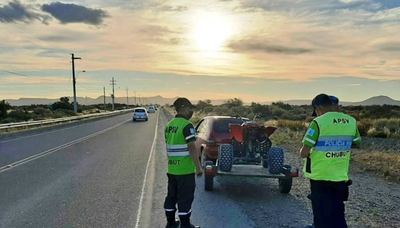 Chubut| La APSV retiró de la vía pública a 14 conductores por intoxicación 