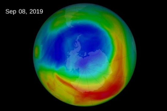 Un clima anormal deja el agujero de ozono más pequeño desde su hallazgo. Foto: DPA