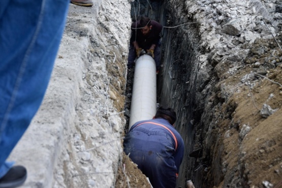 Río Gallegos| Avance en la obra de vinculación pluvial 