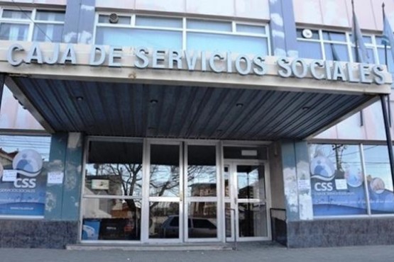 Central de la Caja de Servicios Sociales en Río Gallegos.