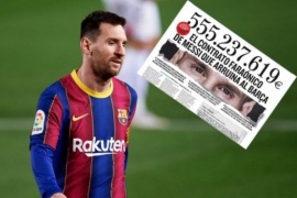 Messi iniciaría acciones legales por la filtración de su contrato